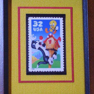 Sylvester en Tweety Bird - Ingelijste stempel - Nr. 3204, Versie 2