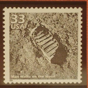 Five Man - Walks on the Moon Stamps -  Celebrate the Century - No. 3188c