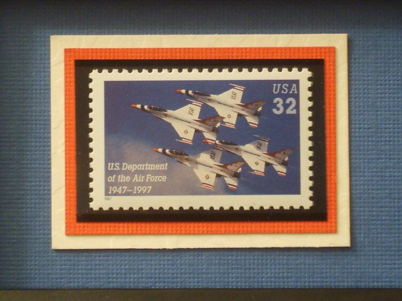 Salute to the Air Force Framed Postage Stamp Version 2 No. 3167 image 1