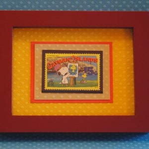 Erdnüsse gerahmt Stempel von den Cayman Islands - Snoopy und Woodstock