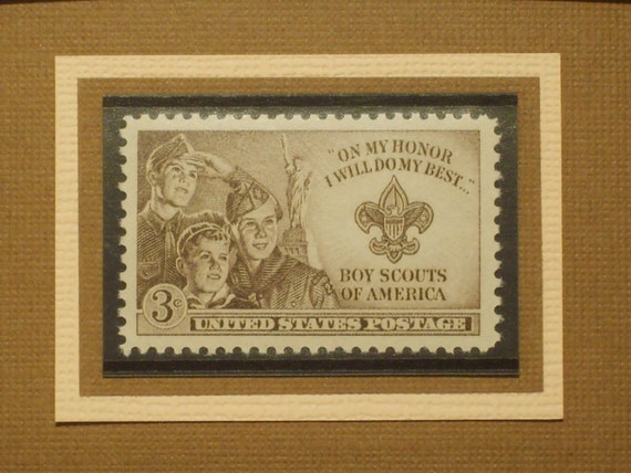 First US Boy Scout Vintage Stamp - No. 995, Version 2 - United