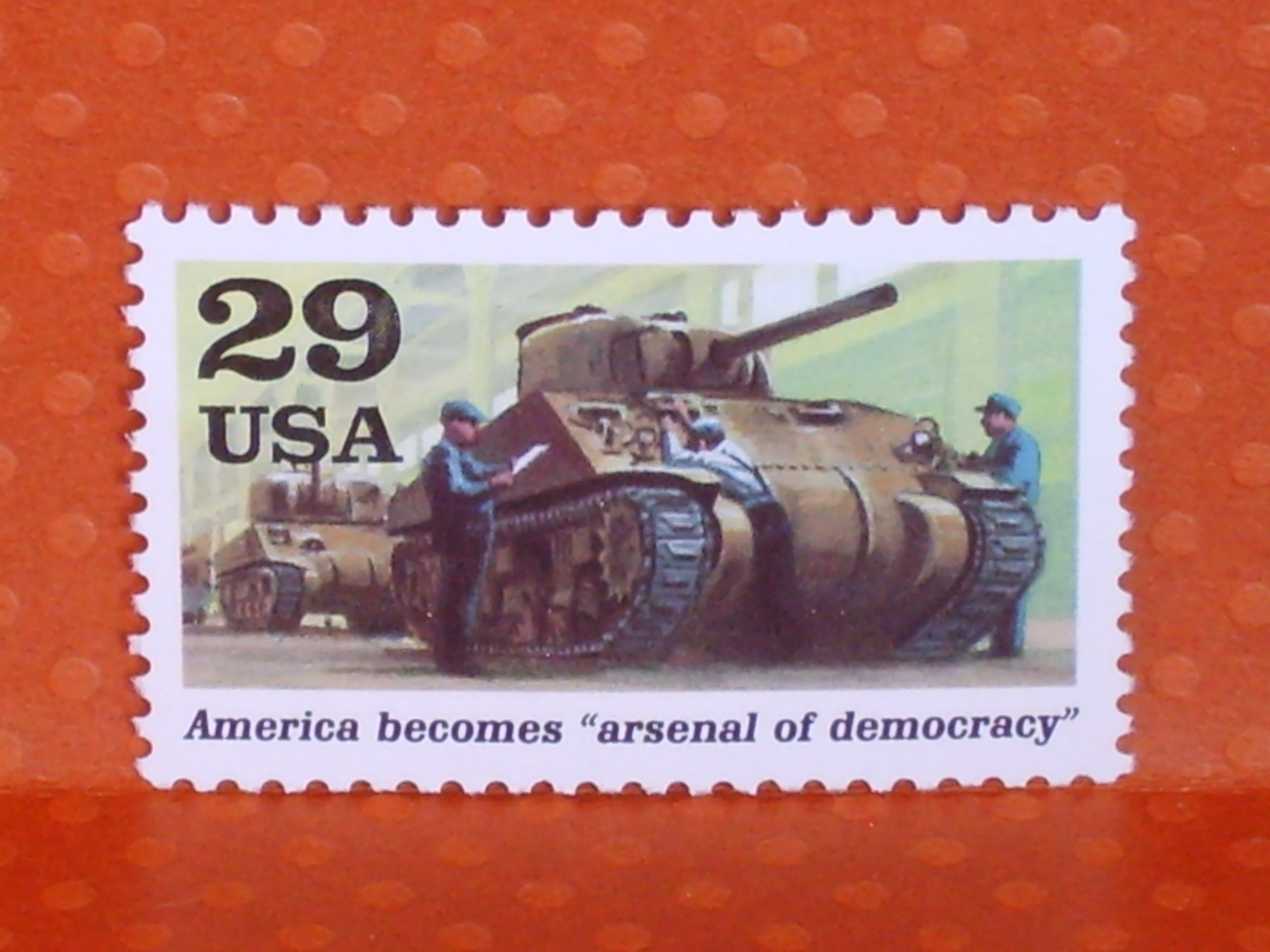 5 Vintage Stamps - WWII: A World at War, 1941 - the Arsenal of ...
