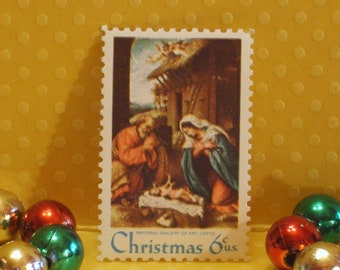 15 Vintage 1970 "The Nativity" - Christmas Stamps - No. 1414