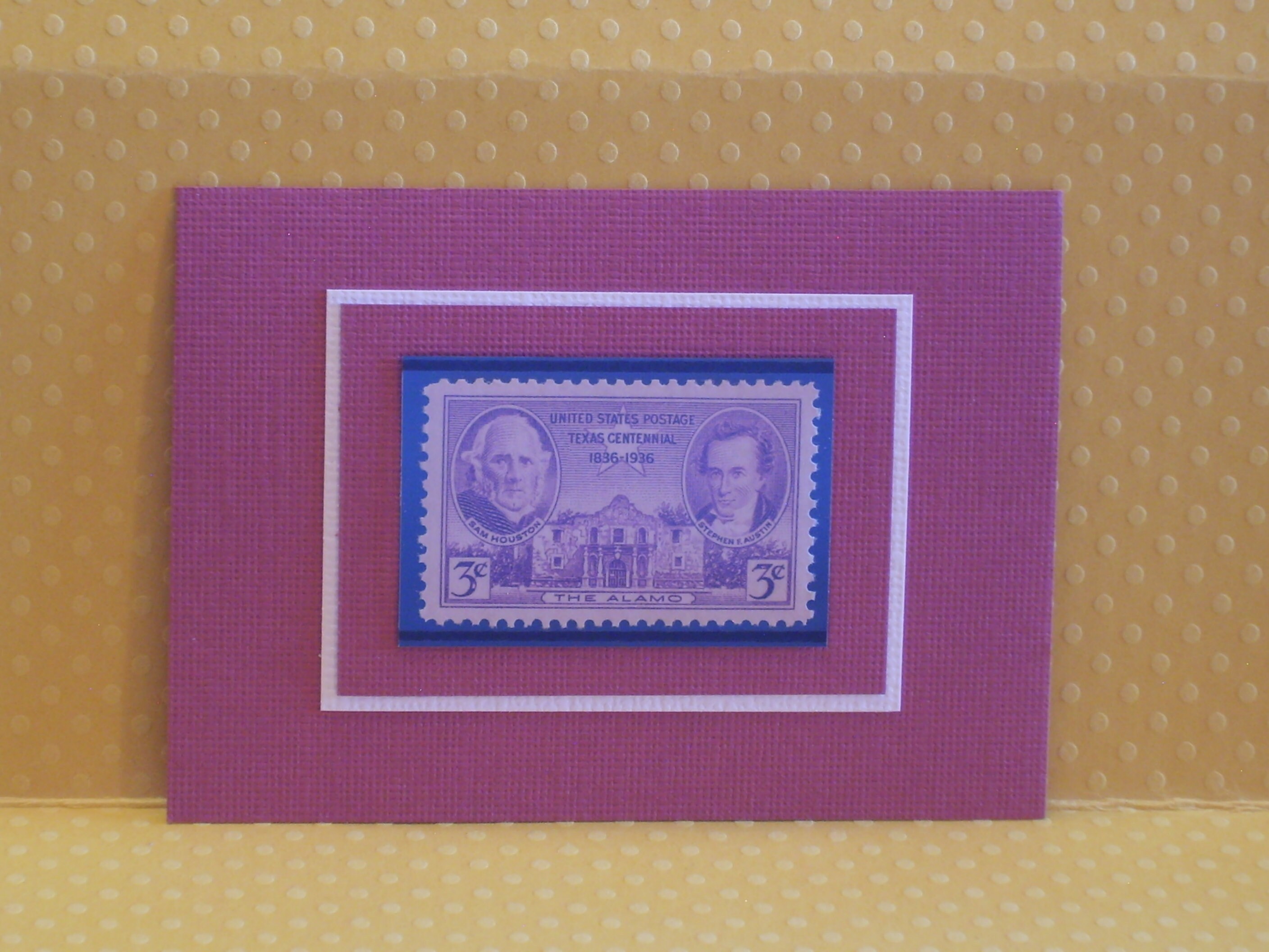 テキサスの父たち - ヴィンテージ額入り米国郵便切手 - No. 776 - Etsy