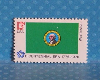 歴史的な植民地時代のアメリカ国旗セット | ヴィンテージ未使用郵便