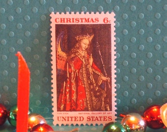 15  Angel Gabriel Vintage Postage Stamps - No. 1363