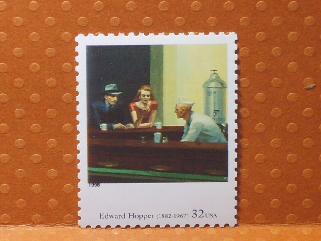 FIVE Edward Hopper Four Centuries of American Art Vintage 32c 1998