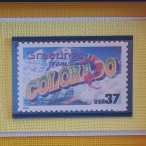 Salutations de Colorado Framed Postage Stamp - No. 3566/3701