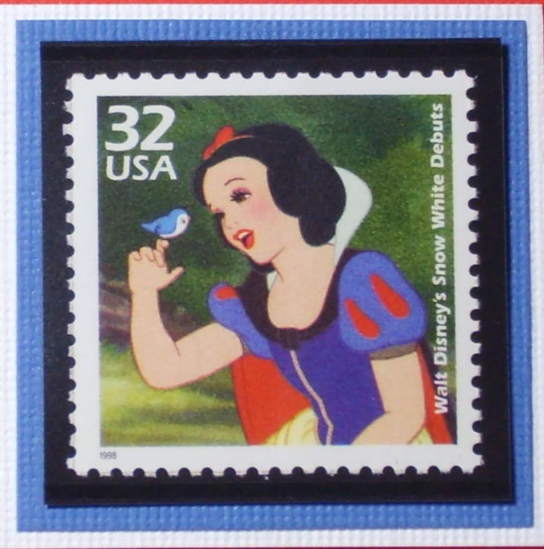 美品 1950年代 フランス製◆ディズニー「白雪姫と7人の小人たち」5枚絵はがき 5 - 白雪姫と七人の小人切手 - 世紀の記念、1930 年代 - No. 3185h