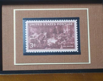 The Doctor - Vintage Framed Stamp, Version A  - No. 949