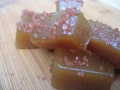 1 dozen large vegan organic hawaiian red sea salt caramels in eco-friendly sustainable gift packaging