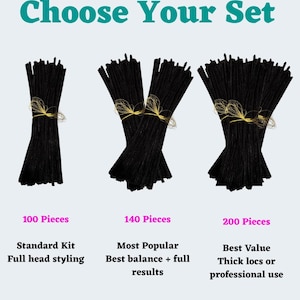 Heatless Loc Curler Pipe Cleaner Locs Dreadlock Styling Tool Sisterlock Curlers Microloc Twist Rod Flexible Hair Wire Bendy Wave Former