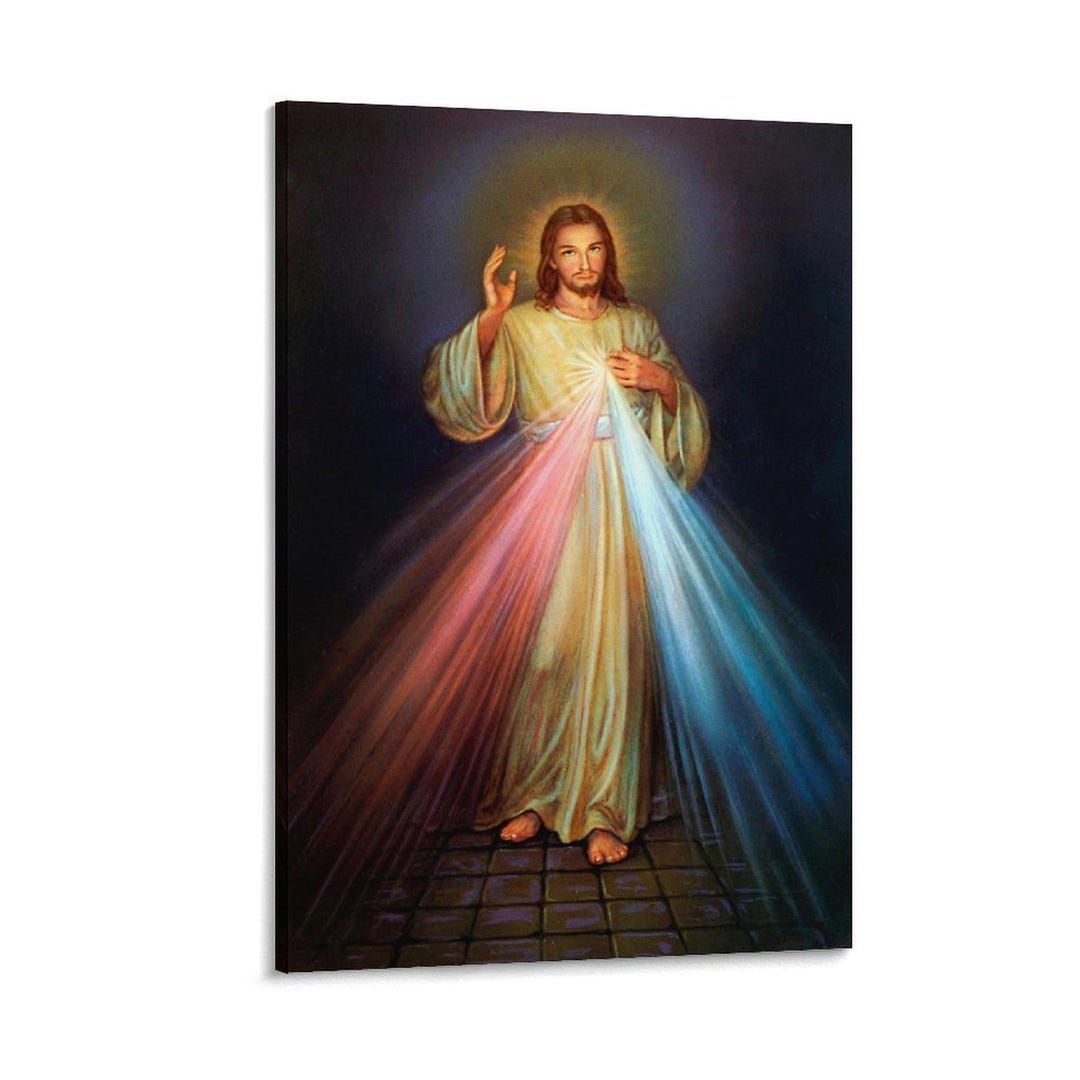 Divine-mercy-imagewall Art Living Room Posters Bedroom Painting - Etsy