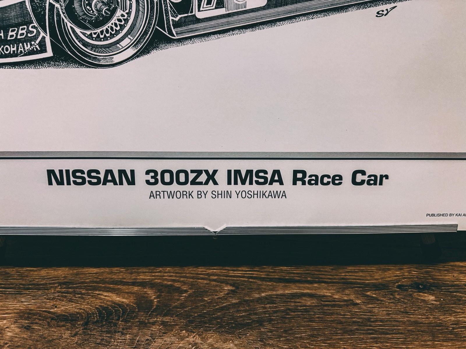 Shin Yoshikawa Nissan 300ZX IMSA Race Car Automotive Artwork