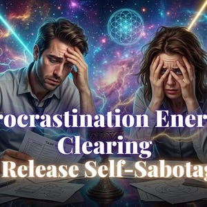Procrastination Energy Clearing | Self Sabotage Removal | Subconscious Block Release | 9D Frequency Healing