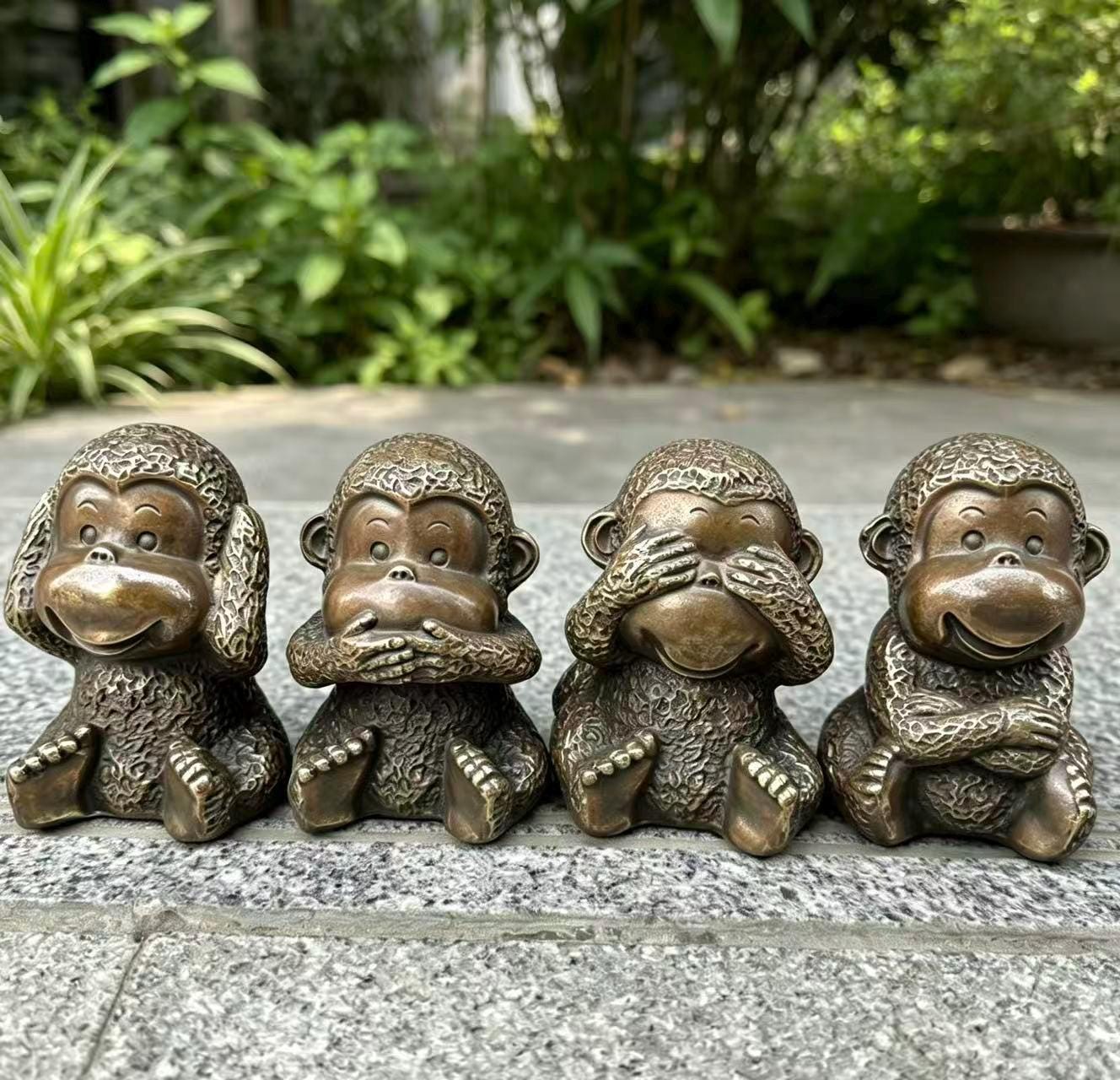 Bronze monkey statue - Etsy 日本