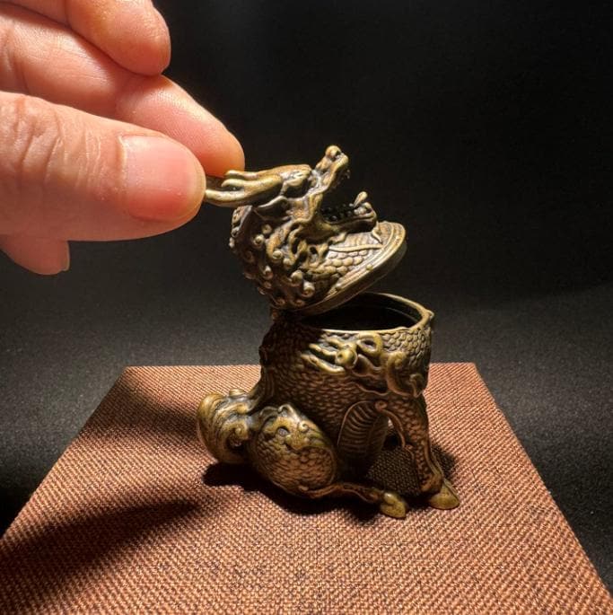 獅子蓋香炉 - Etsy 日本