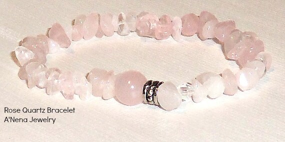 Rose quartz ankle bracelet Clearance