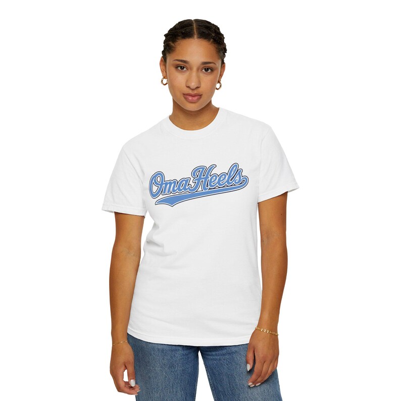 Camiseta de béisbol OmaHeels de los Carolina del Norte Tar Heels / Serie Mundial Universitaria / Omaha imagen 4