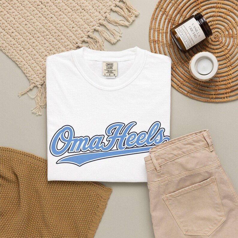 OmaHeels North Carolina Tar Heels Baseball T-Shirt | College World Series Omaha image 6