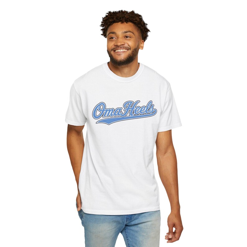 Camiseta de béisbol OmaHeels de los Carolina del Norte Tar Heels / Serie Mundial Universitaria / Omaha imagen 3