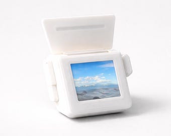 Visor de cintura impreso en 3D terminado (con lente convexa)