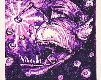 FSH - Linoblock Print -