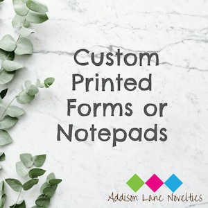 Custom Printed Notepads - Custom Printed Forms - Custom Notepads Printed - Printed Notepads - Printed Forms