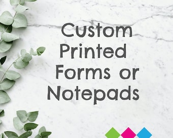 Custom Printed Notepads - Custom Printed Forms - Custom Notepads Printed - Printed Notepads - Printed Forms