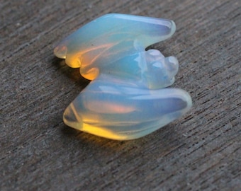 Opalite Bat Shaped Gemstone Figurine