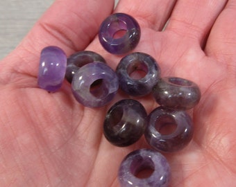 Amethyst Pi Stone 14 mm Donut J93