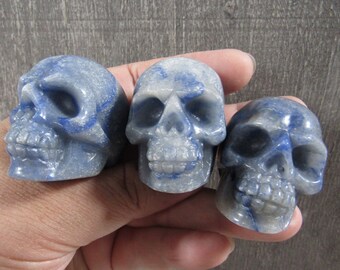 Blue Quartz Large Skull Fig213