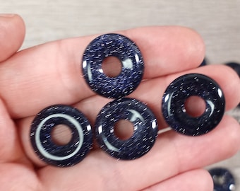 Blue Goldstone 20 mm Pi Stone J139