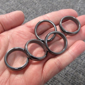 Hematite Ring Approx. Size 10-10.5  M105
