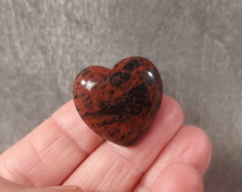 Mahogany Obsidian Heart 25 mm Shaped Stone