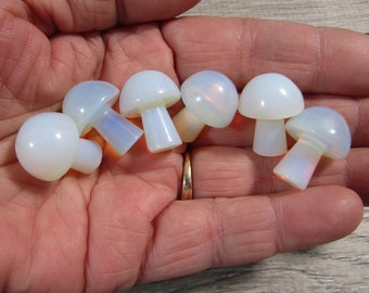 Opalite Fairy Mushroom Shaped Stone Small