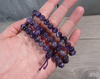 Amethyst Mala Bracelet 8 mm G103