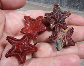 Red Jasper Starfish Figurine