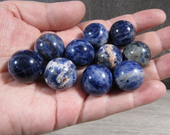 Sodalite Crystal 20 mm Small Stone Sphere S1