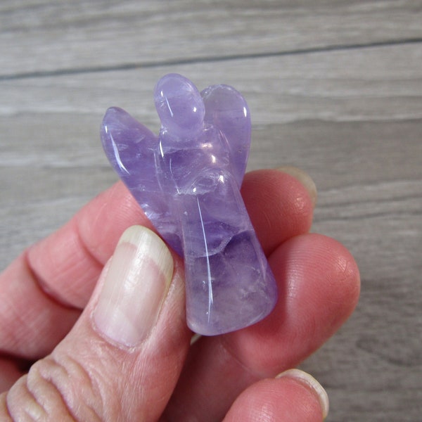 Amethyst Brazilian 1.1 inch + Angel F172