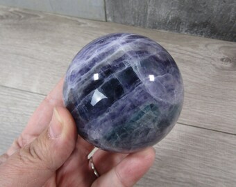 Fluorite Sphere 1 Lb 5.7 oz 72 mm 8400 cc