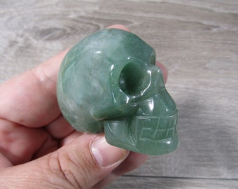 Aventurine Large Skull Fig 104