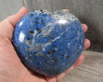 Lapis Lazuli Heart 1 Lb 7.2 ounces  #7707 cc
