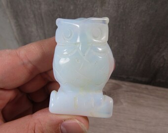 Opalite 2 inch Owl Figurine F45