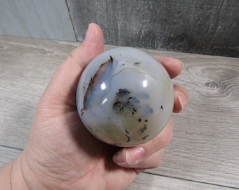 Dendritic Agate Sphere 13.9 ounces 67 mm #7819 cc