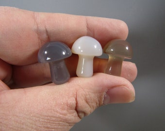 Botswana Agate Small Fairy Mushroom F210