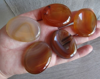 Carnelian Agate Worry Stone E142