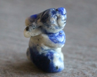 Sodalite Stone Bunny Rabbit Figurine F86