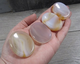 Agate Worry Stone Pocket Crystal