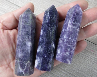 Lepidolite Obelisk Large Stone Shaped Pillar